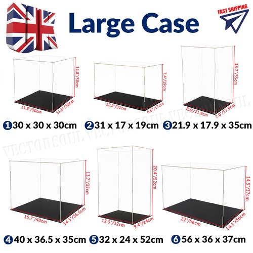 Large acrylic display case - large,