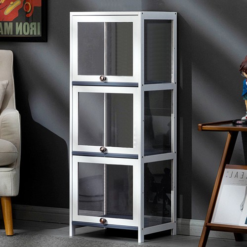Tier black display case - case, with