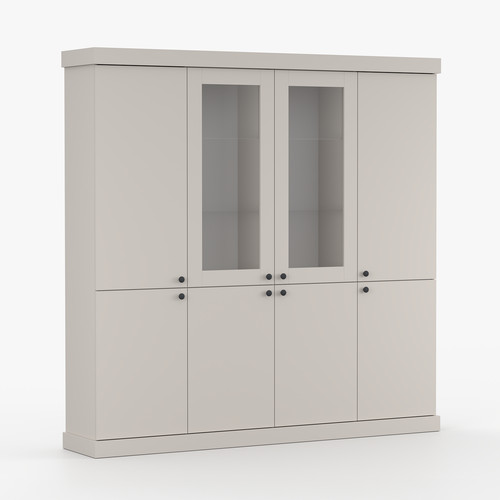 Glass display cabinet - , with