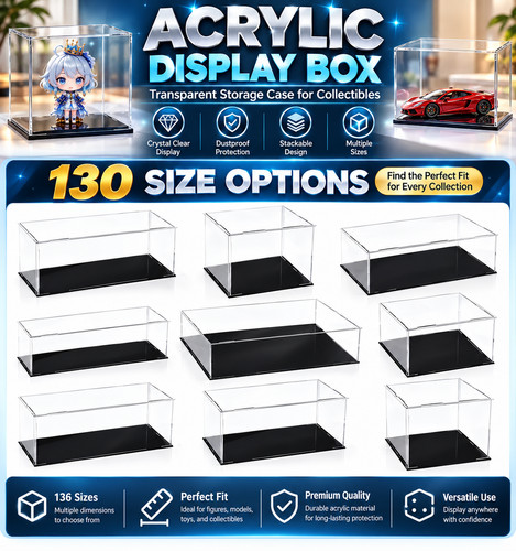 Large size clear acrylic - size,
